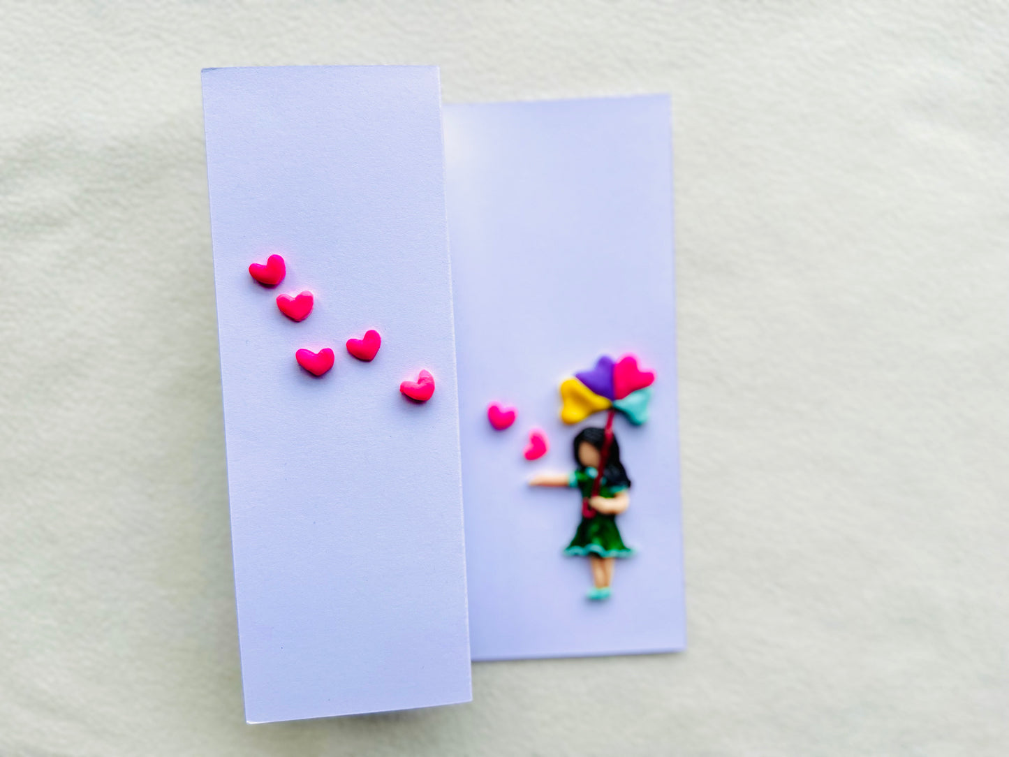 Umbrella Girl (Clay Card)